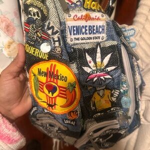 Denim Patchwork  Bag